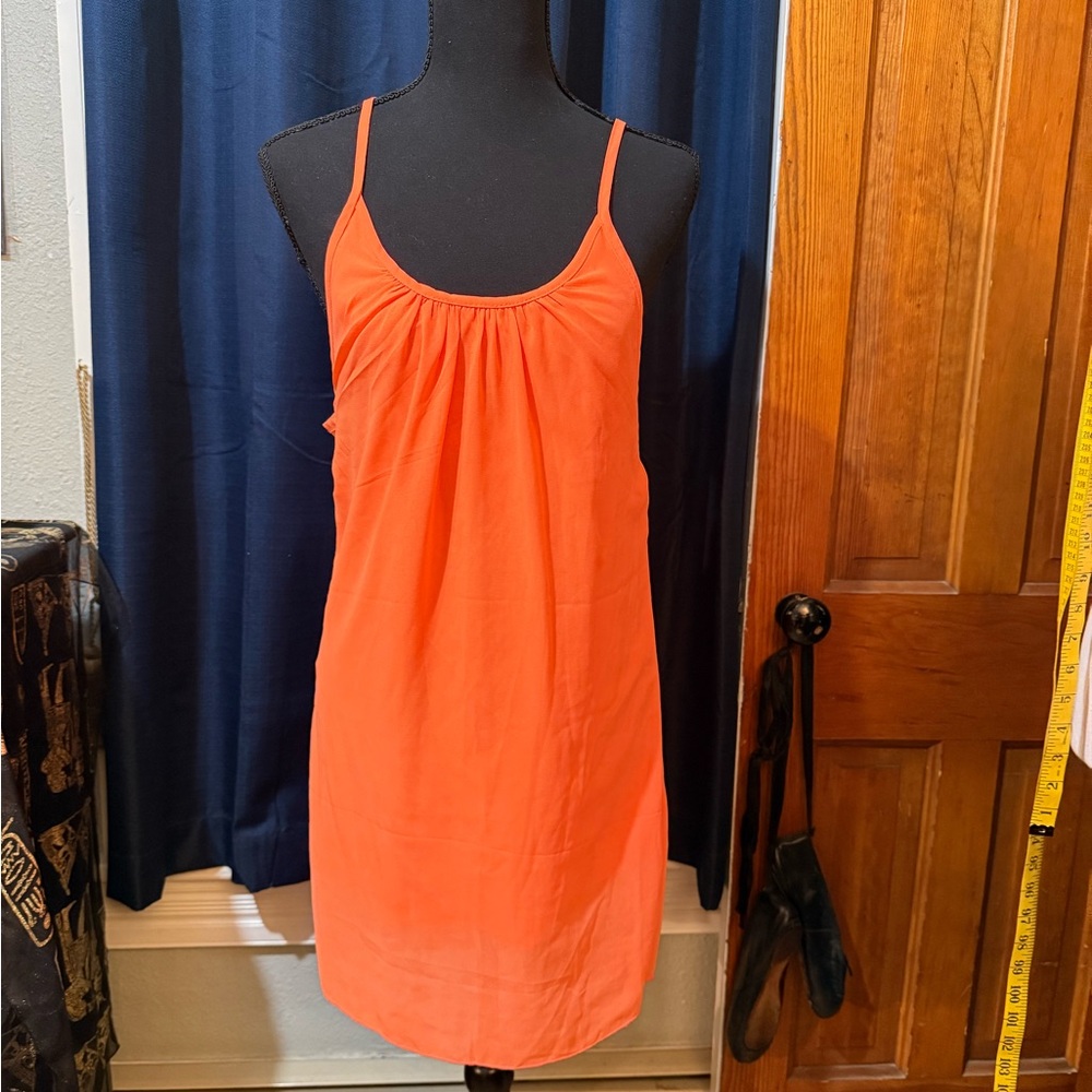 Orange Sleeveless Dress